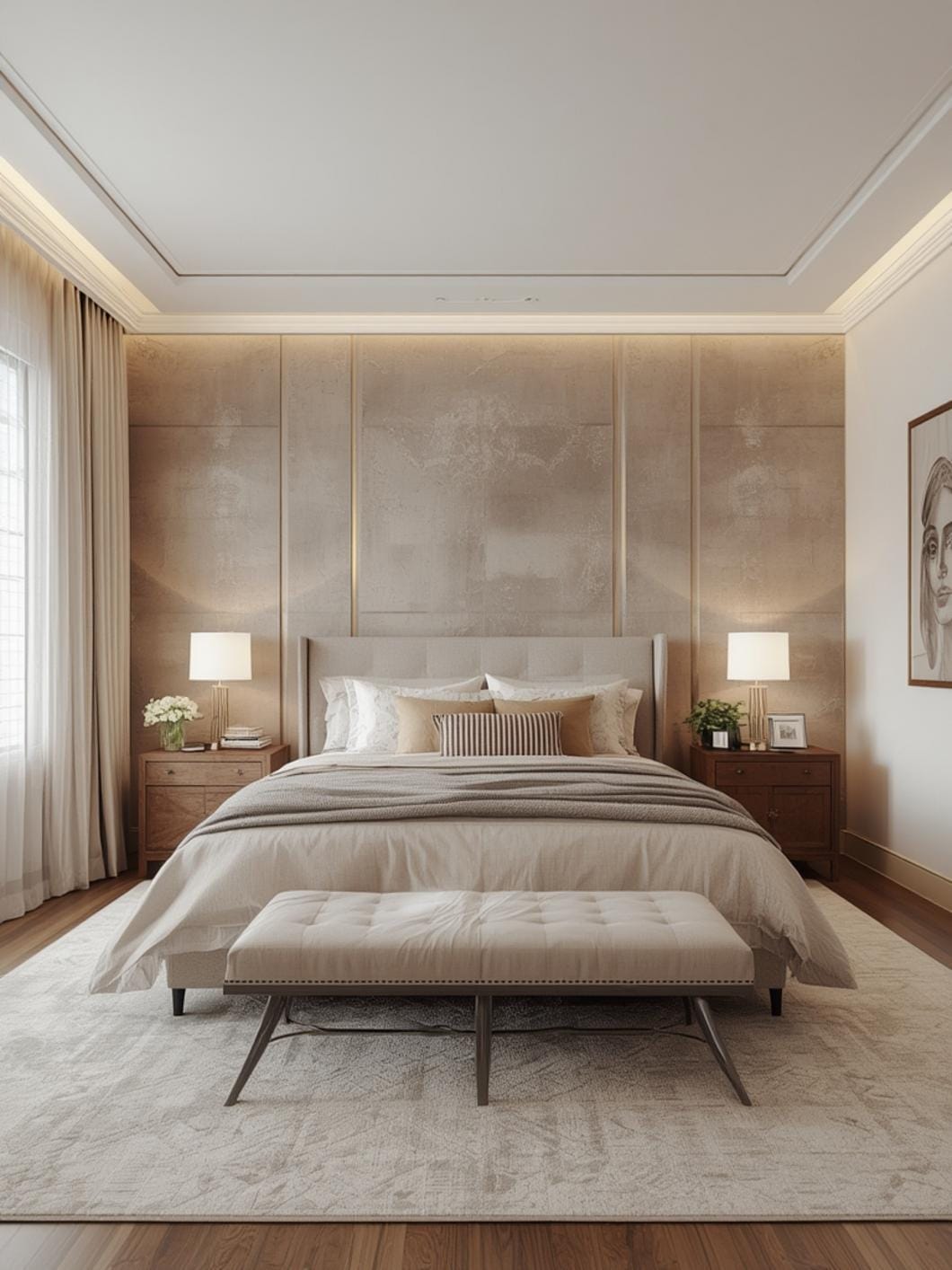 master bedroom bedroom accent wall ideas final look