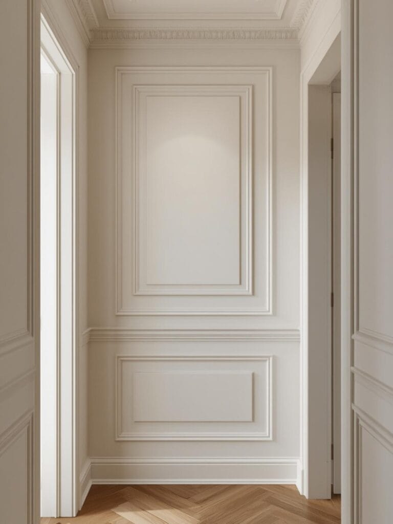 panel accent wall ideas final look