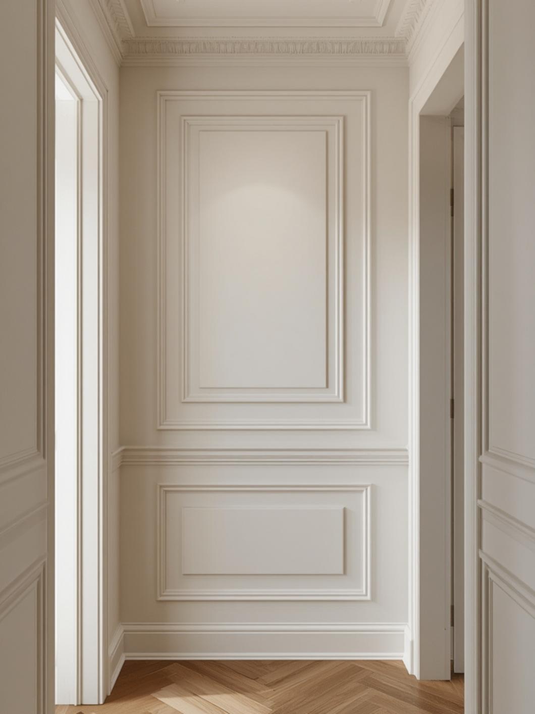 panel accent wall ideas final look