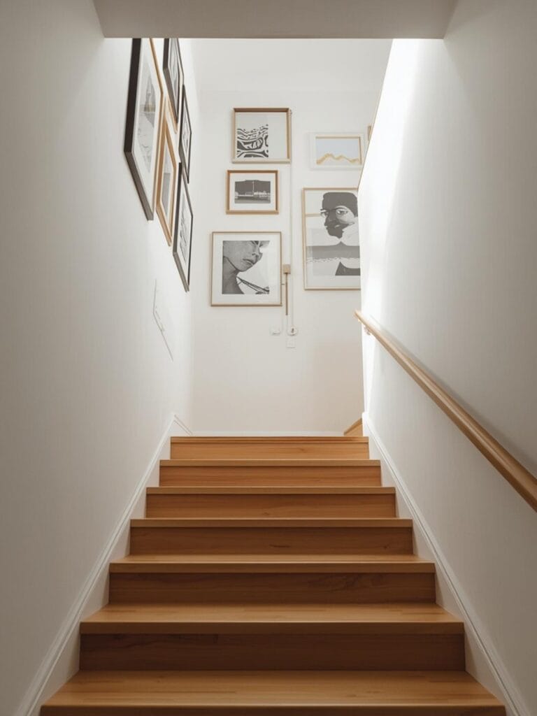 staircase gallery wall ideas final look