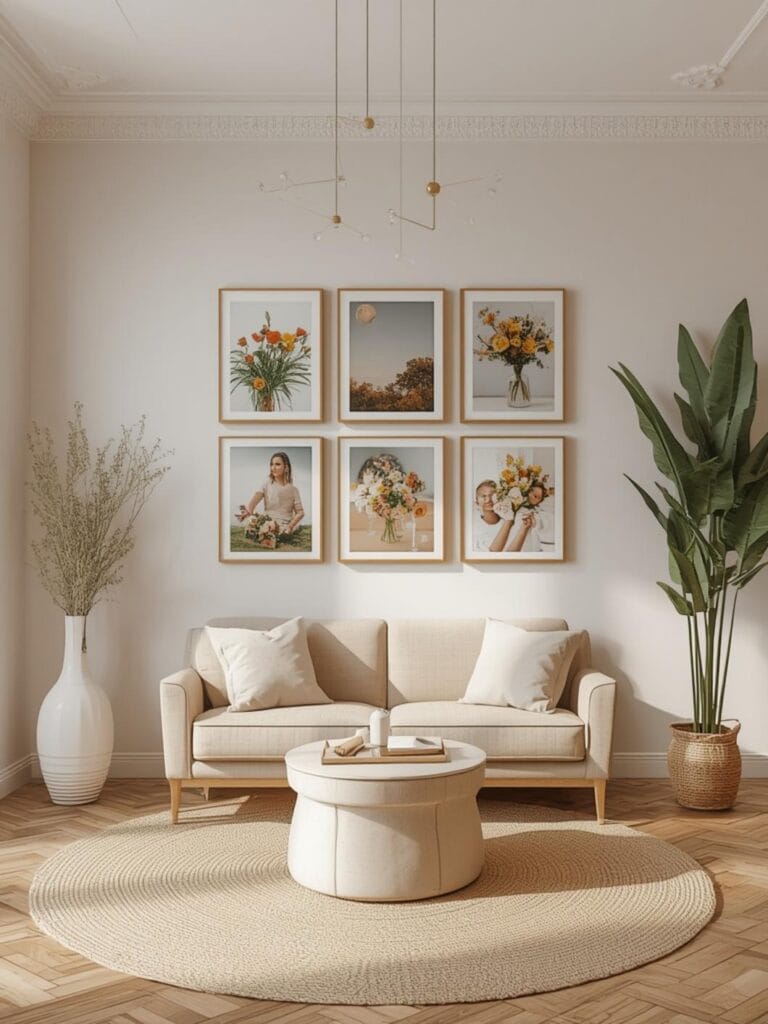 wedding photo gallery wall ideas final look