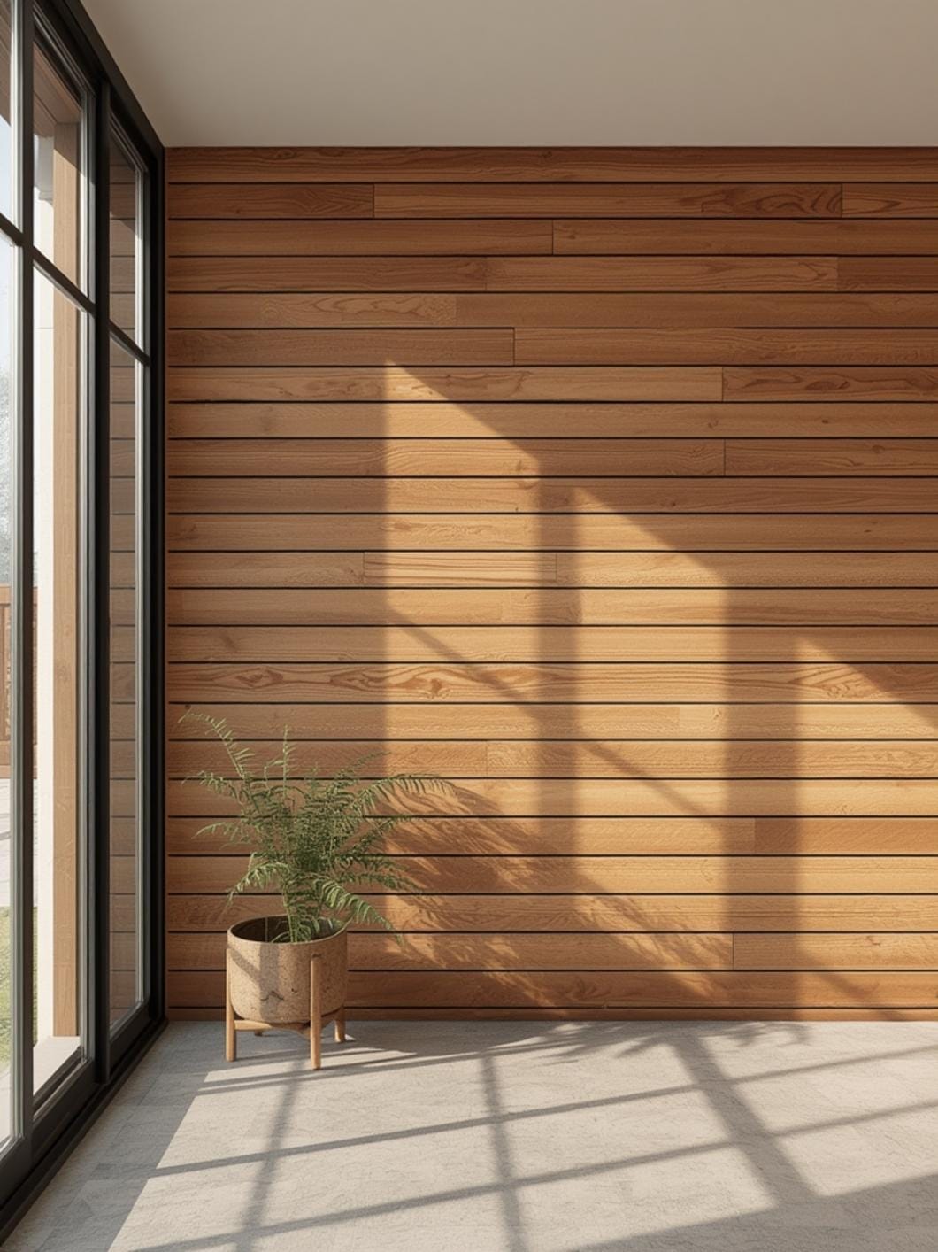 exterior wood accent wall ideas final look