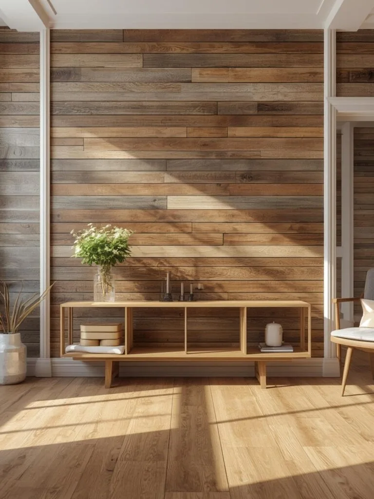 rustic accent wall ideas final look